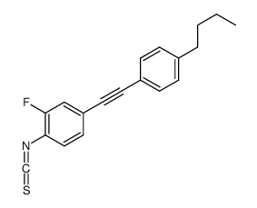 4-[2-(4-butylphenyl)ethynyl]-2-fluoro-1-isothiocyanatobenzene Structure