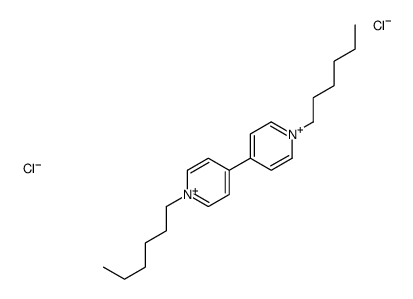 1-hexyl-4-(1-hexylpyridin-1-ium-4-yl)pyridin-1-ium,dichloride Structure