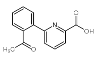 6-(4-甲酰基苯基)吡啶甲酸结构式