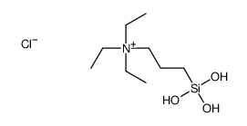 triethyl(3-trihydroxysilylpropyl)azanium,chloride结构式