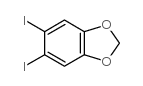 5,6-二碘苯并[d] [1,3]二恶唑结构式