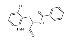 DL-N-Benzoyl-o-tyrosinamid结构式