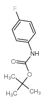 (4-氟苯基)氨基甲酸叔丁酯结构式