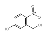 5-羟基-2-硝基苯甲醇结构式