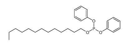 亚磷酸二苯基十三烷酯结构式