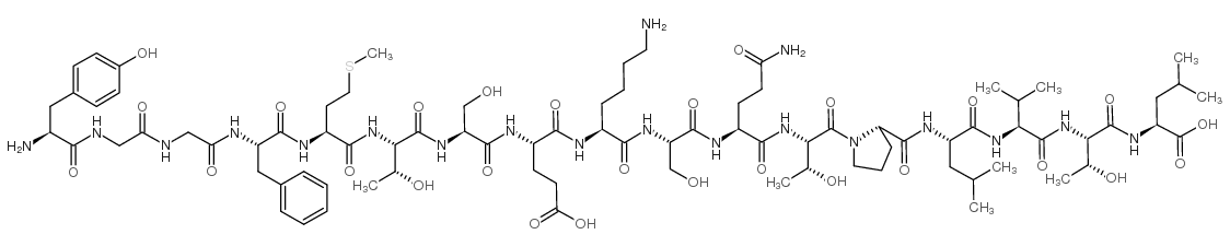 R-内啡肽结构式
