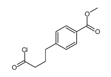 methyl 4-(4-chloro-4-oxobutyl)benzoate Structure