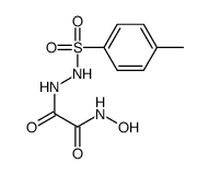 N-hydroxy-2-[2-(4-methylphenyl)sulfonylhydrazinyl]-2-oxoacetamide结构式