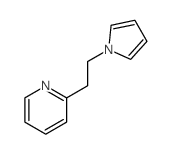 Pyridine,2-[2-(1H-pyrrol-1-yl)ethyl]- Structure