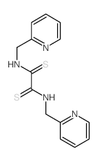 Ethanedithioamide,N1,N2-bis(2-pyridinylmethyl)- Structure