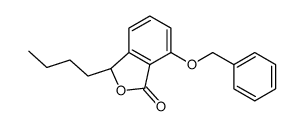 (3R)-3-butyl-7-phenylmethoxy-3H-2-benzofuran-1-one结构式