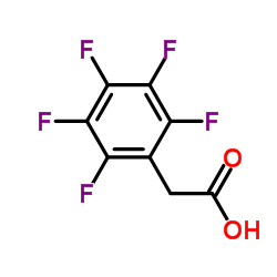 (Pentafluorophenyl)acetic acid structure