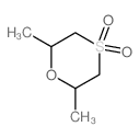 2,6-dimethyl-1,4-oxathiane 4,4-dioxide Structure
