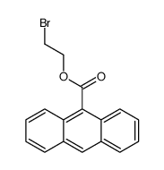 2-bromoethyl anthracene-9-carboxylate Structure