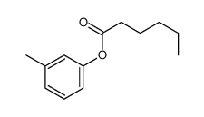 meta-cresyl hexanoate结构式