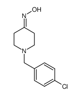 1-(p-chlorobenzyl)-4-piperidone oxime Structure