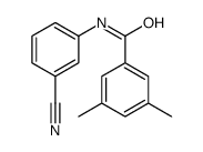 Benzamide, N-(3-cyanophenyl)-3,5-dimethyl- (9CI)结构式