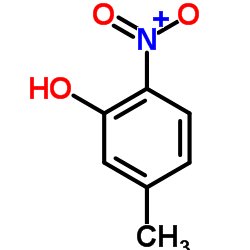5-甲基-2-硝基苯酚结构式