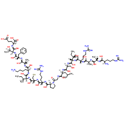 C5a Anaphylatoxin (37-53) (human) trifluoroacetate salt structure