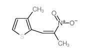 Thiophene, 3-methyl-2-(2-nitro-1-propenyl)- (en) Structure