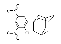 1-(2-Chloro-3,5-dinitrophenyl)tricyclo[3.3.1.13,7]decane结构式