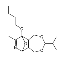 3-isopropyl-1,5-dihydro[1,3]dioxepino-3-methyl-4-n-butoxy-7-oxa-2-azabicyclo[2.2.1]hept-2-ene Structure