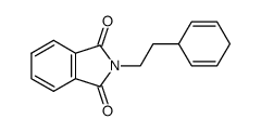 2-(2-(cyclohexa-2,5-dien-1-yl)ethyl)isoindoline-1,3-dione结构式