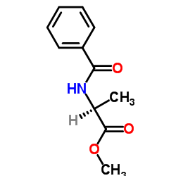 N-苯甲酰-L-丙氨酸甲酯结构式