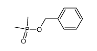 dimethylphosphinic acid, phenylmethyl ester结构式