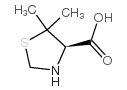 (R)-5,5-二甲基噻唑烷-4-羧酸结构式