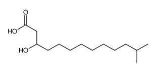 3-hydroxy-12-methyltridecanoic acid Structure