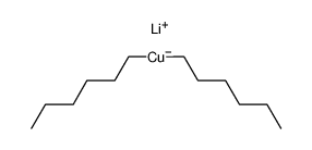 lithium di(n-hexyl)cuprate结构式