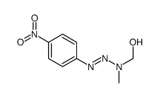 [methyl-[(4-nitrophenyl)diazenyl]amino]methanol Structure