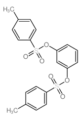 1,3-Benzenediol,1,3-bis(4-methylbenzenesulfonate)结构式
