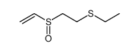 β-(ethylthio)ethyl vinyl sulfoxide Structure