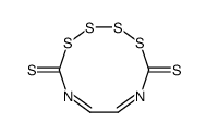 1,2,3,4,6,9-Tetrathiadiazecine-5,10-dithione Structure