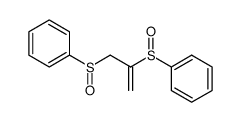 2,3-bis(phenylsulphinyl)prop-1-ene Structure