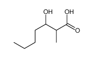 3-hydroxy-2-methylheptanoic acid Structure