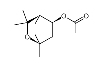 (+/-)-exo-1,3,3-trimethyl-2-oxabicyclo[2.2.2]octan-5-yl ethanoate Structure