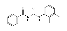 1-benzoyl-3-(2,3-dimethylphenyl)thiourea Structure