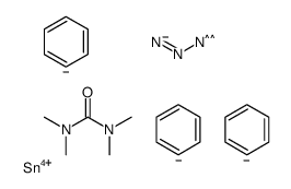 benzene,1,1,3,3-tetramethylurea,tin(4+),azide Structure