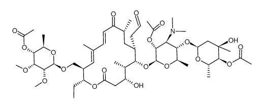 2',4'',4'''-tri-O-acetyltylosin结构式