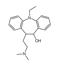 dihydro-10,11 [(dimethylamino)-2 ethyl]-11 ethyl-5 5H-dibenz[b,f]azepine-10-ol Structure