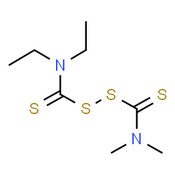 N,N-diethyl-N',N'-dimethylthioperoxydicarbamic acid结构式