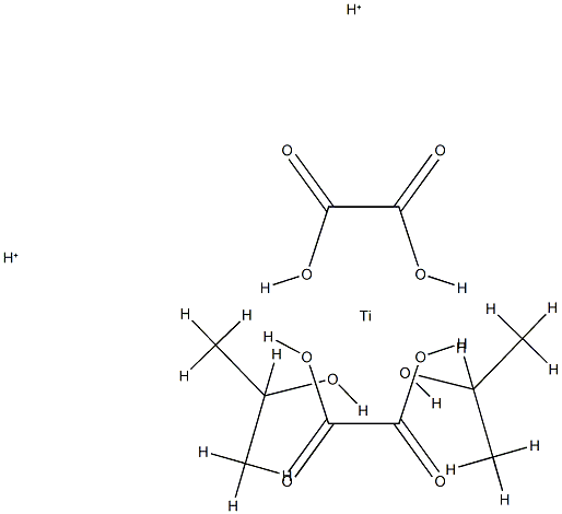 dihydrogen bis[oxalato(2-)-O,O']bis[propan-2-olato]titanate(2-) picture