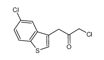 1-chloro-3-(5-chlorobenzo[b]thiophen-3-yl)propan-2-one结构式