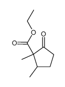 1,2-dimethyl-5-oxo-cyclopentanecarboxylic acid ethyl ester结构式