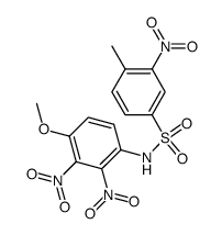 2-nitro-toluene-4-sulfonic acid-(4-methoxy-2,3-dinitro-anilide) Structure