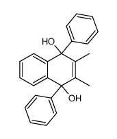 2,3-dimethyl-1,4-diphenyl-1,4-dihydro-naphthalene-1,4-diol结构式