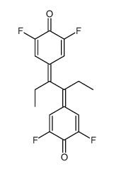 3,3',5,5'-tetrafluorodiethylstilbestrol quinone Structure